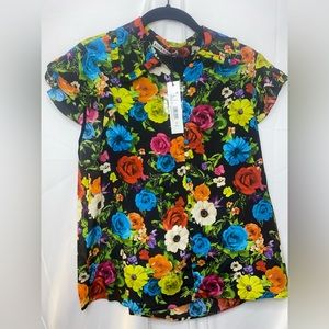 Martel flutter sleeve By Alice + Olivia